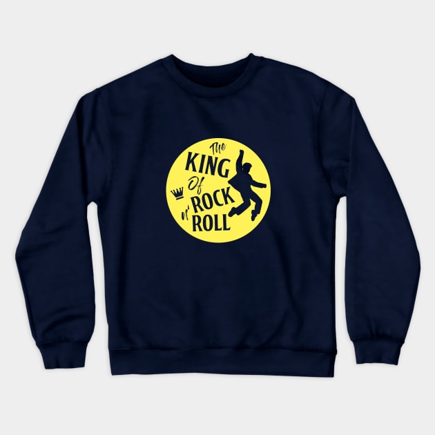 The King of Rock 'n' Roll Crewneck Sweatshirt by NotoriousMedia